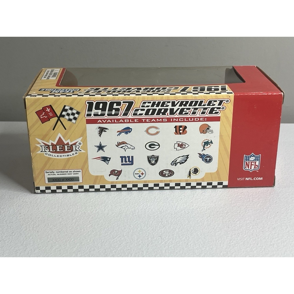 NFL 1967 Chevy Corvette Team Collectible Car Tn Titans 1:24 Tennessee Limited Ed - Picture 8 of 10